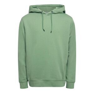 Weekend Offender Mens Yensei Button Drawstring Hoodie / Mid Green
